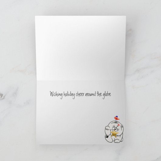 HALLO KOKORO Chow hondenvakantie Kaart (Binnen)