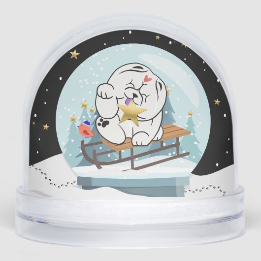 HALLO KOKORO Chow hondenvakantie Sneeuwbol (Voorkant)