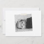 HALLO koninklijke aanmaning // Faux Gold Foil Aankondiging (Achterkant)