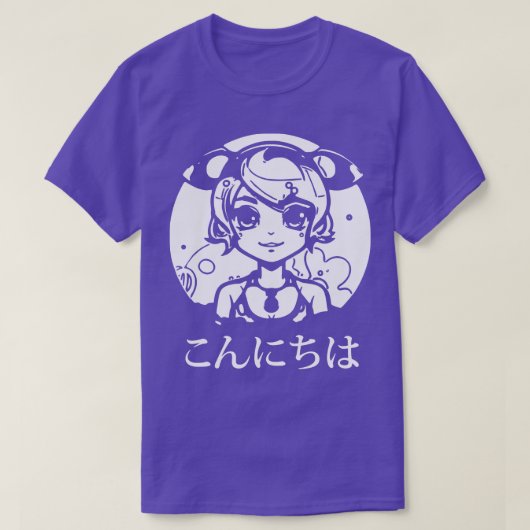 Hallo Konnichiwa T-shirt (Design voorkant)