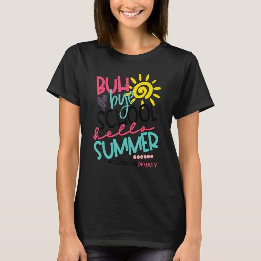 Hallo Koop Bye School T-shirt (Voorkant)