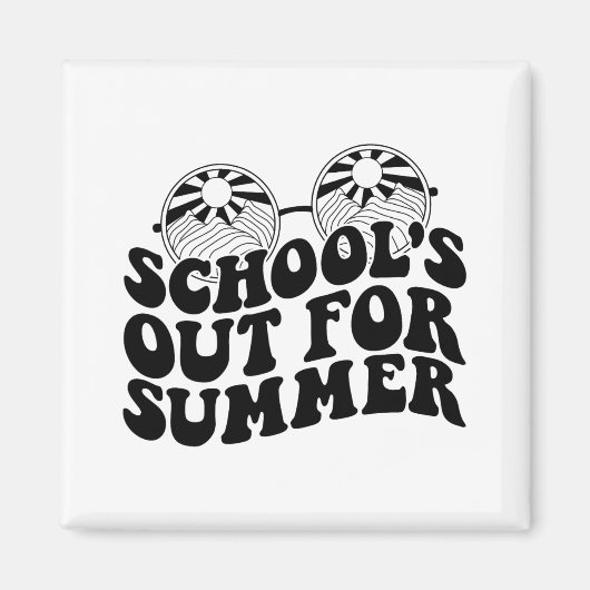 Hallo Laatste dag van de school leraar student Magneet (Voorkant)