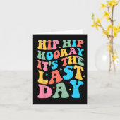 Hallo Laatste schooldag Kaart (Gele Bloem)