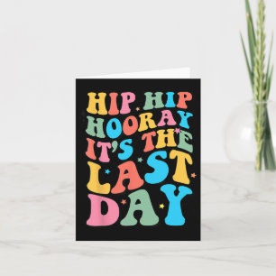 Hallo Laatste schooldag Kaart