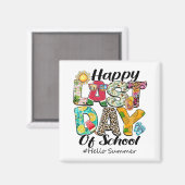 Hallo Laatste schooldag Magneet (Voorkant / Achterkant)