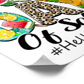 Hallo Laatste schooldag Poster (Hoek)