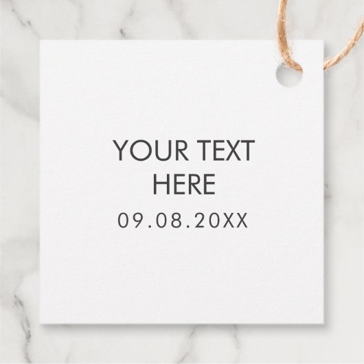 hallo Label, alle Occasion Gift Labels, Kraft Bedankjes Labels (Achterkant)