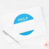 Hallo label Hola Mi Nombre Es Spaans (Envelop)