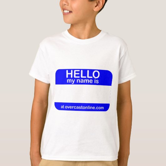 hallo Label T-shirt (Voorkant)