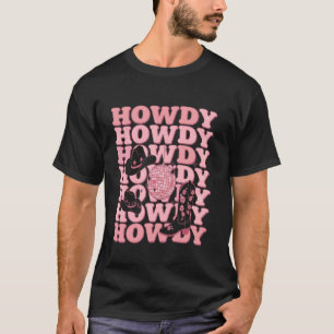 Hallo Land Rodeo Meisje Western Hallo Retro Vrouwe T-shirt