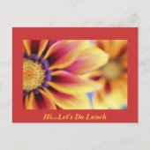 Hallo...Laten we Do Lunch Briefkaart (Voorkant)