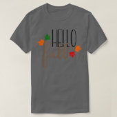 hallo Leaf Welcome Autumn Herfst Mannen T-shirt (Design voorkant)