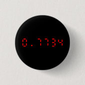 HALLO LED-calculator | 0,7734 Ronde Button 3,2 Cm (Voorkant)