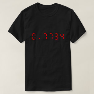 HALLO LED-calculator   0,7734 T-shirt