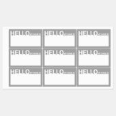 Hallo Leeg Modern Labels (Vel)