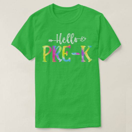hallo leerling-student prek Tiedye T-shirt (Design voorkant)