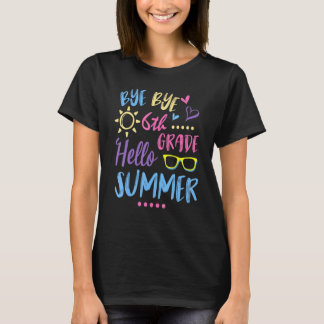 Hallo Leerlingen klas van school bye 6e klas T-shirt