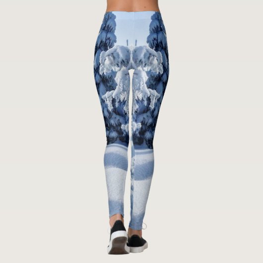 Hallo Leggings Custom Branded White (Achterkant)