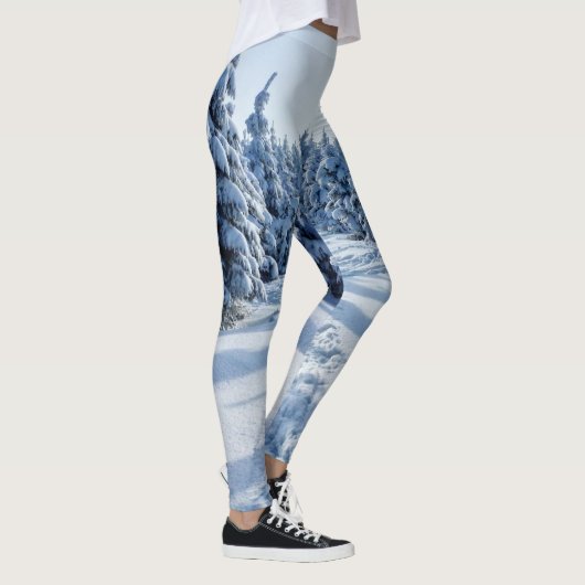 Hallo Leggings Custom Branded White (Rechts)
