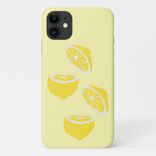 hallo Lemon modern geel fruit Case-Mate iPhone Case