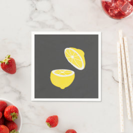 hallo Lemon modern geel fruit Servet