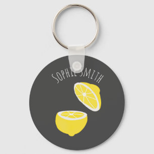 hallo Lemon modern geel fruit Sleutelhanger