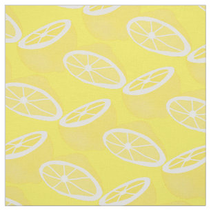 hallo Lemon modern geel fruit Stof