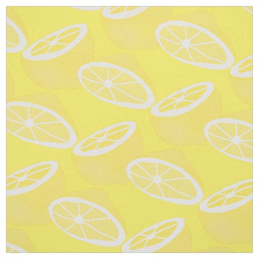hallo Lemon modern geel fruit Stof (Swatch)