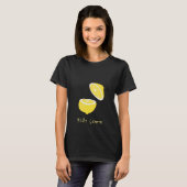 hallo Lemon modern geel fruit T-shirt (Voorkant volledig)