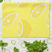 hallo Lemon modern geel fruit Theedoek (Gevouwen)