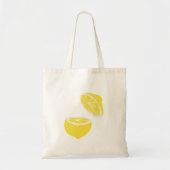 hallo Lemon modern geel fruit Tote Bag (Voorkant)