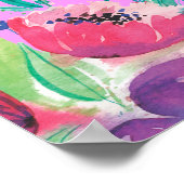hallo Lente, Bloemen, poster (Hoek)