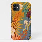 Hallo lente, bloemrijke kleurrijke Natuur bladeren Case-Mate iPhone Case (Achterkant)