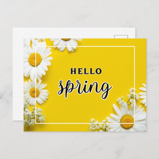 Hallo lente  briefkaart (Voorkant / Achterkant)