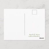 Hallo lente daffodil waterverf Briefkaart (Achterkant)