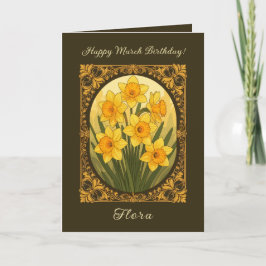 Hallo Lente De Vrolijke Mars Narcis Kaart