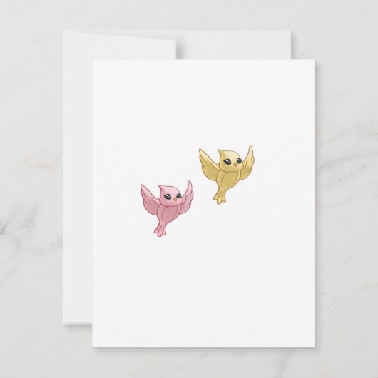 hallo Lente en blauwe hemel Kaart (Achterkant)