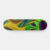 hallo Lente en Hallo Zonnetijd! Abstrakt Skateboard (Horizontaal)
