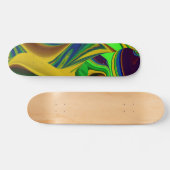 hallo Lente en Hallo Zonnetijd! Abstrakt Skateboard (Horizontaal)