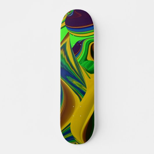 hallo Lente en Hallo Zonnetijd! Abstrakt Skateboard (Voorkant)