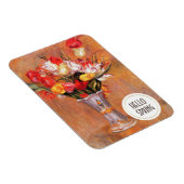 hallo Lente. Fine Art Custom Easter Gift Magneet (Rechterzijde)