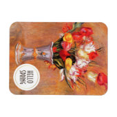 hallo Lente. Fine Art Custom Easter Gift Magneet (Horizontaal)