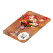 hallo Lente. Fine Art Custom Easter Gift Magneet (Linkerzijde)