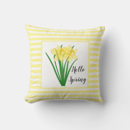 Hallo Lente Gele Narcis Buitenkussen