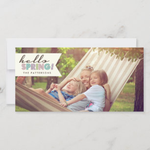 Hallo Lente Gelukkig Pasen Fotokaart Feestdagenkaart