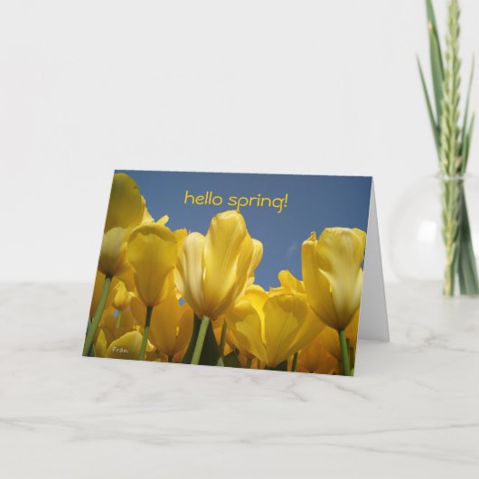 hallo lente! kaart (Voorkant)
