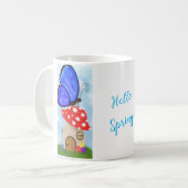 Hallo lente! Koffie Mok (Voorkant links)