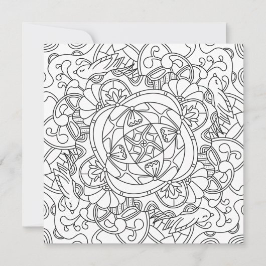 Hallo Lente: Mooie Kleurplaat voor Volwassenen (Voorkant)