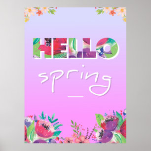Hallo Lente Poster