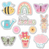 hallo lente sticker (Voorkant)
